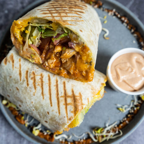 (Magyar) BBQ Chicken Wrap