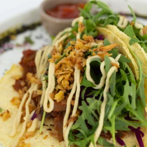 Pajti Keszthely - Ételeink -Padlizsán Taco