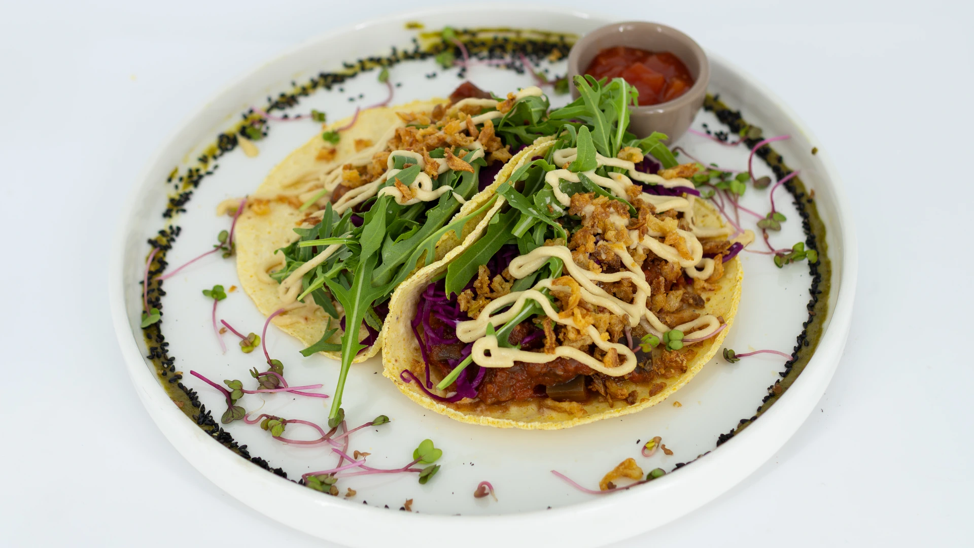 Padlizsán Taco